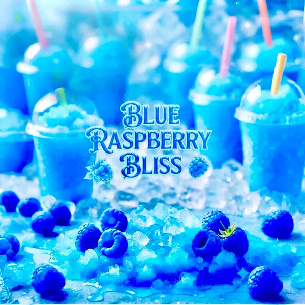 Hand Crafted Perfume: Blue Raspberry Bliss - 5ml Glass Bottle