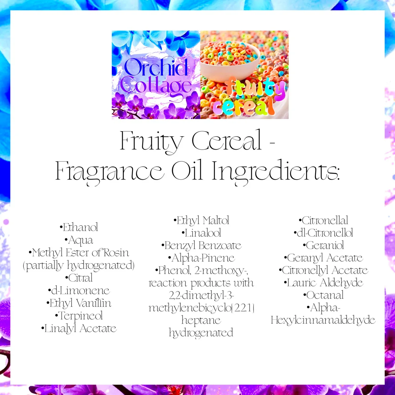 Hand Crafted Perfume: Fruity Cereal - 10ml Glass Bottle – photo 5