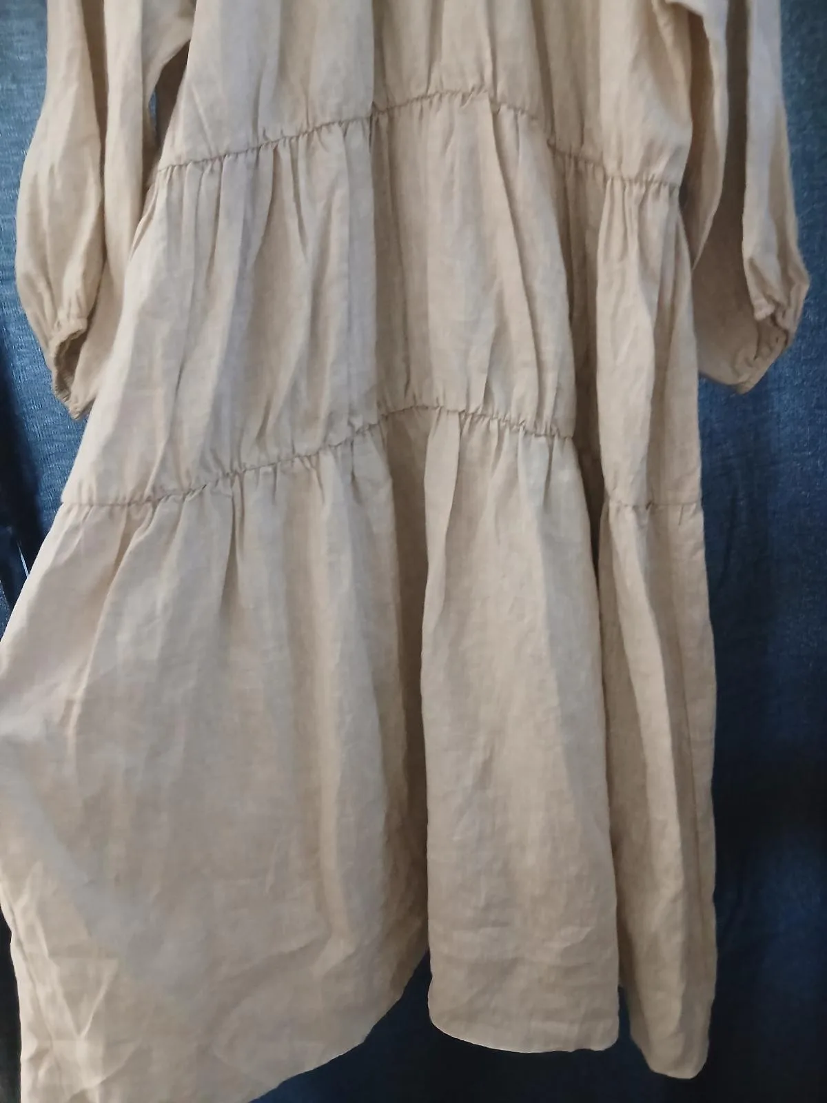 DISSH 100% Linen Tiered Maxi Dress – Size 14 — photo 3