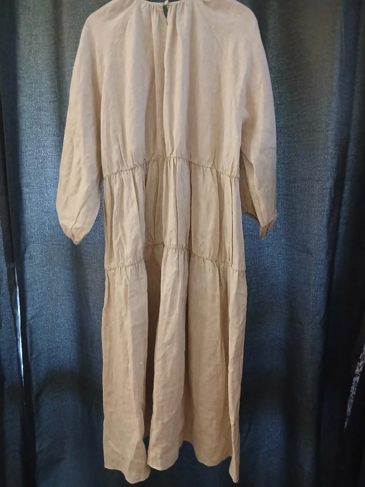 DISSH 100% Linen Tiered Maxi Dress – Size 14 — photo 6