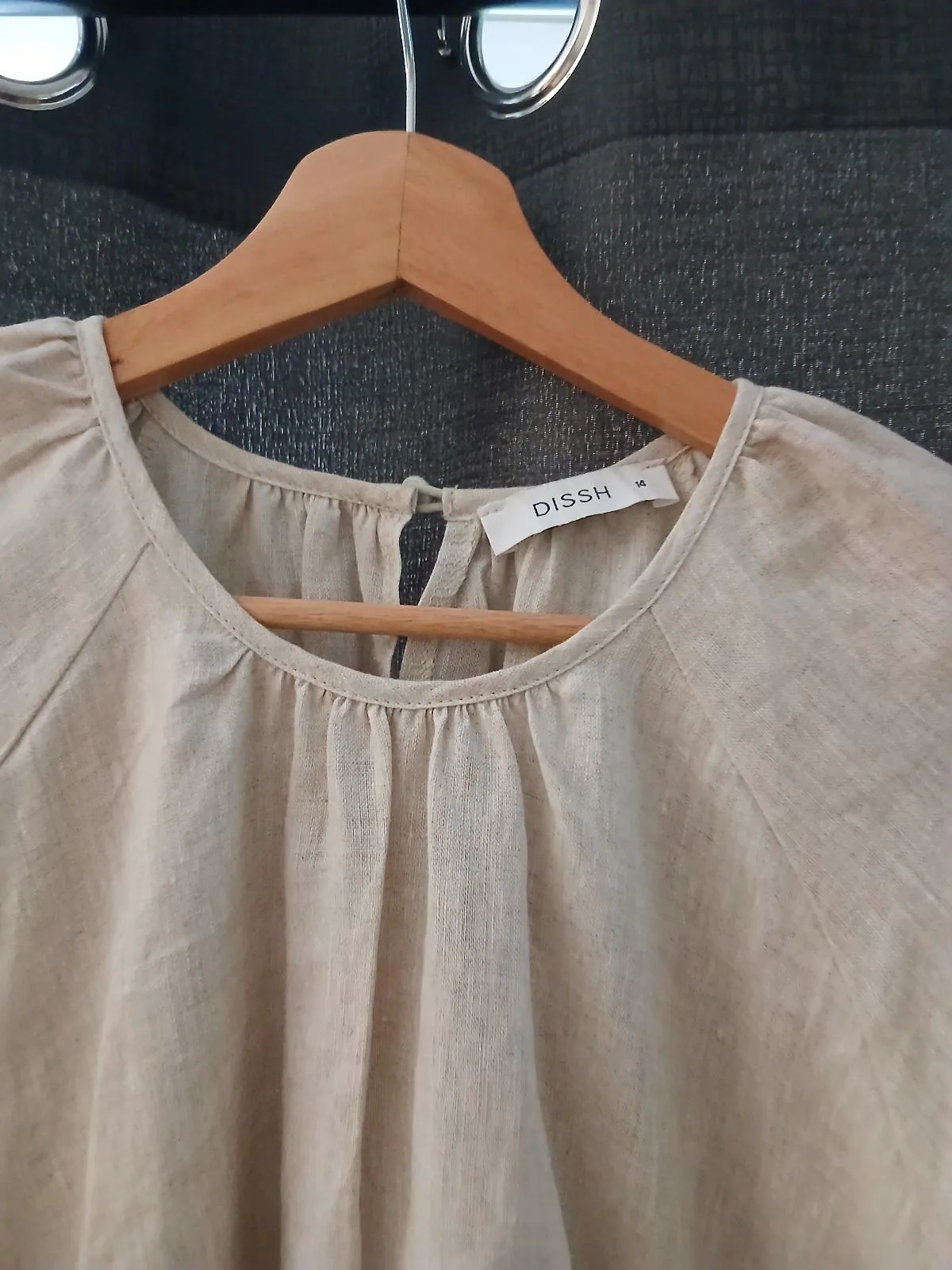 DISSH 100% Linen Tiered Maxi Dress – Size 14 — photo 4