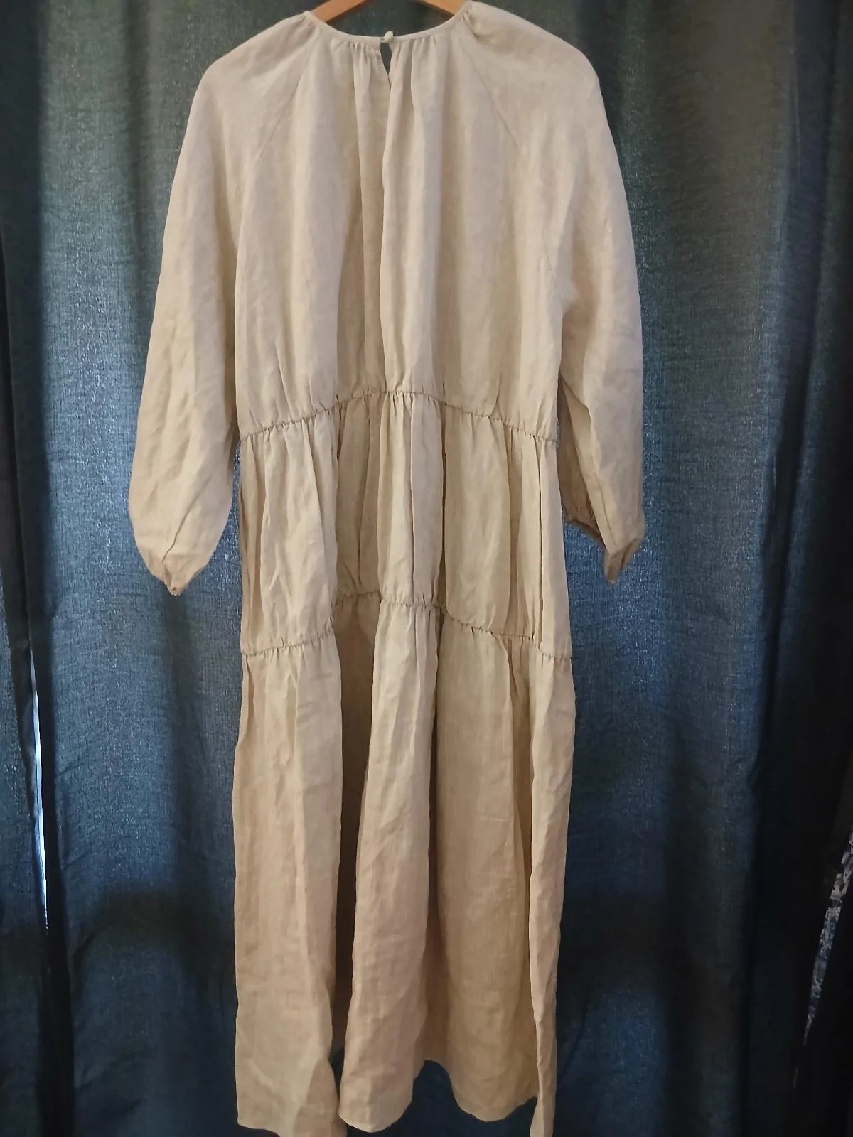 DISSH 100% Linen Tiered Maxi Dress – Size 14 — photo 7