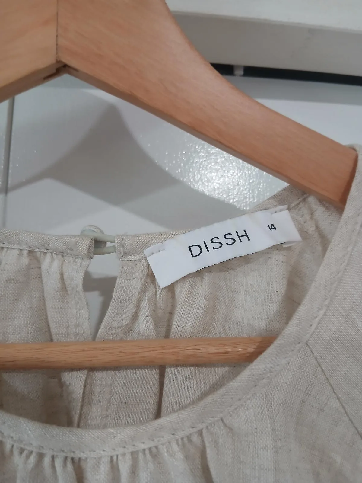 DISSH 100% Linen Tiered Maxi Dress – Size 14 — photo 9