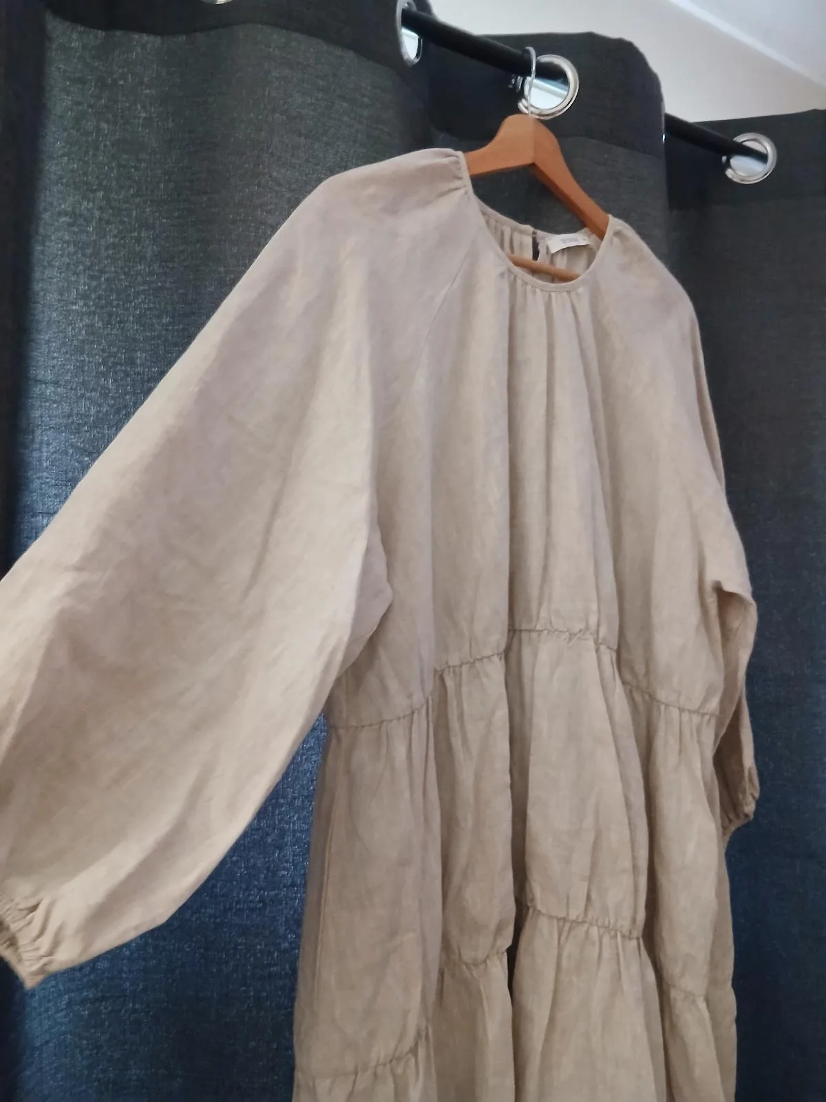 DISSH 100% Linen Tiered Maxi Dress – Size 14 — photo 5