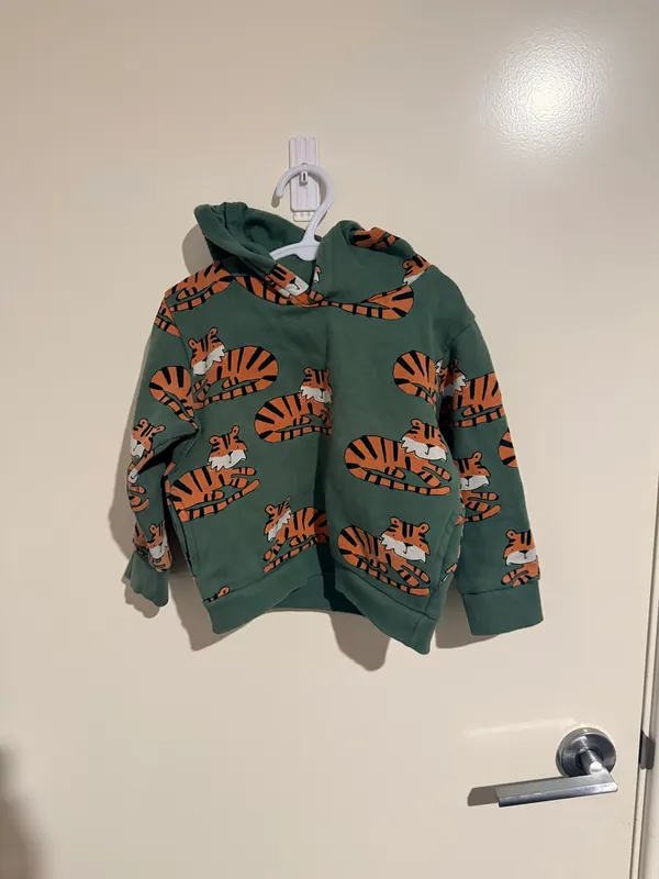 Next hoodie tiger jumper size 3