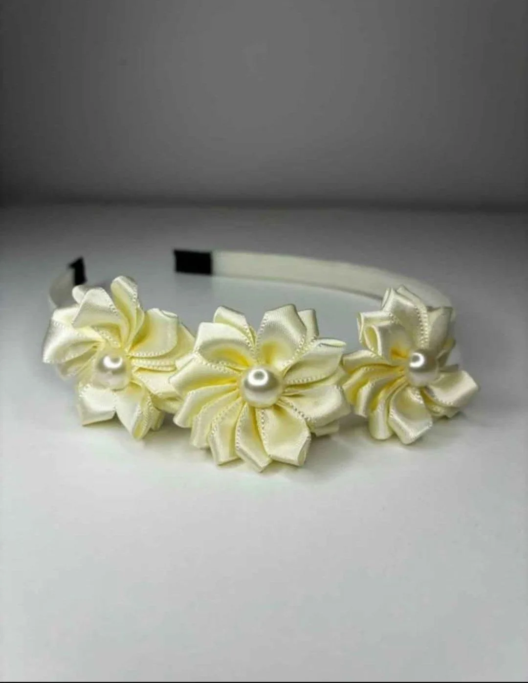 Kids satin flower headband – photo 2