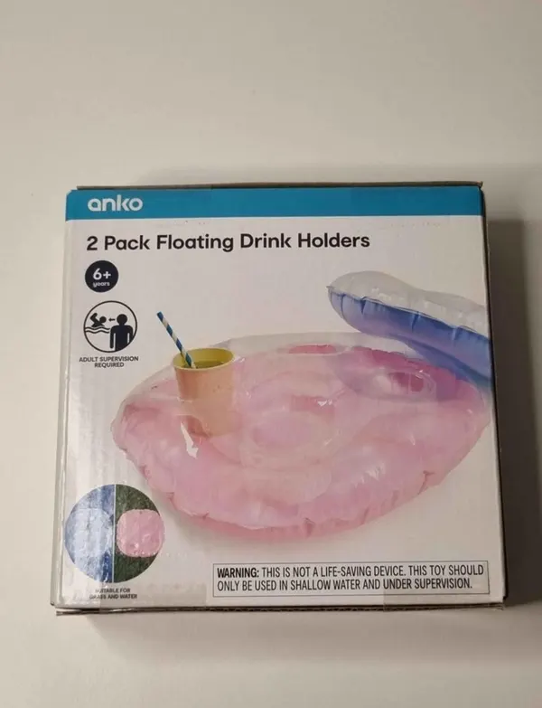 Inflatable drink holder 2pk