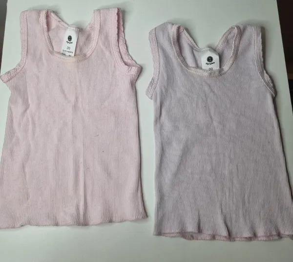 Baby girls coloured singlet bundle