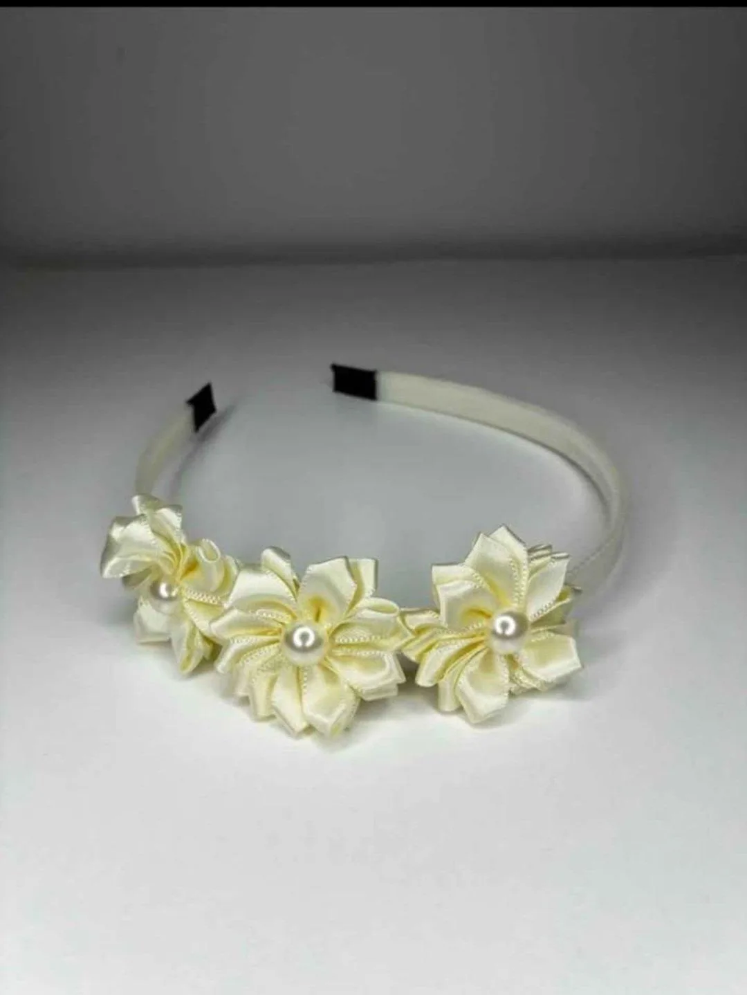 Kids satin flower headband – photo 4