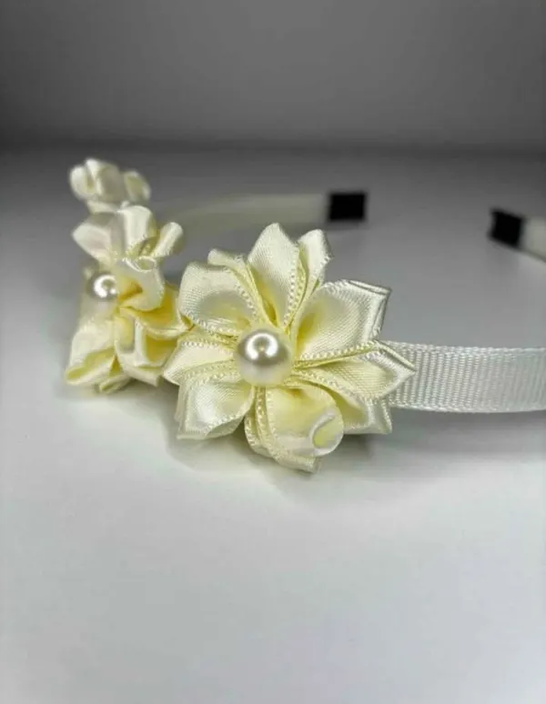Kids satin flower headband