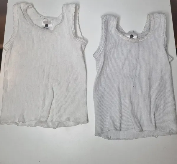 Baby girls white singlet bundle