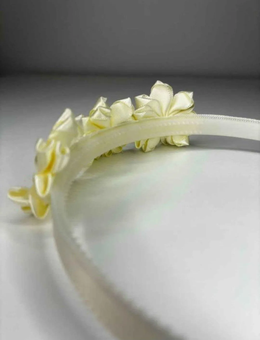 Kids satin flower headband – photo 3