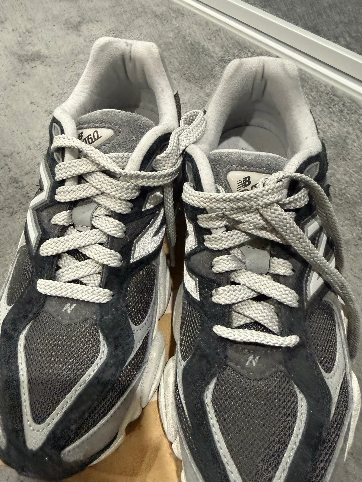 New Balance 9060 Black Grey Size 8 — photo 7