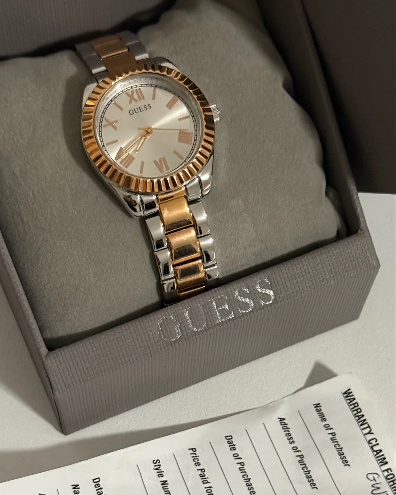 Guess Watch Two Tone Rose Gold & Silver — photo 3
