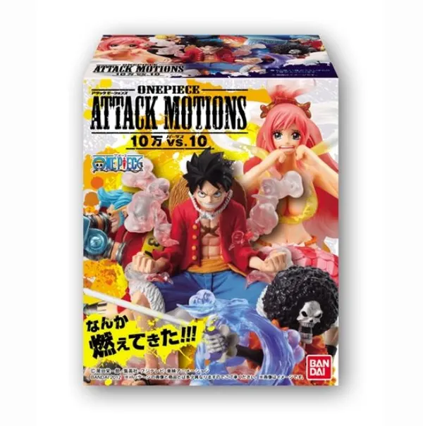 One Piece  Monkey D. Luffy Attack Motions 10 v 10  Bandai Anime Figure