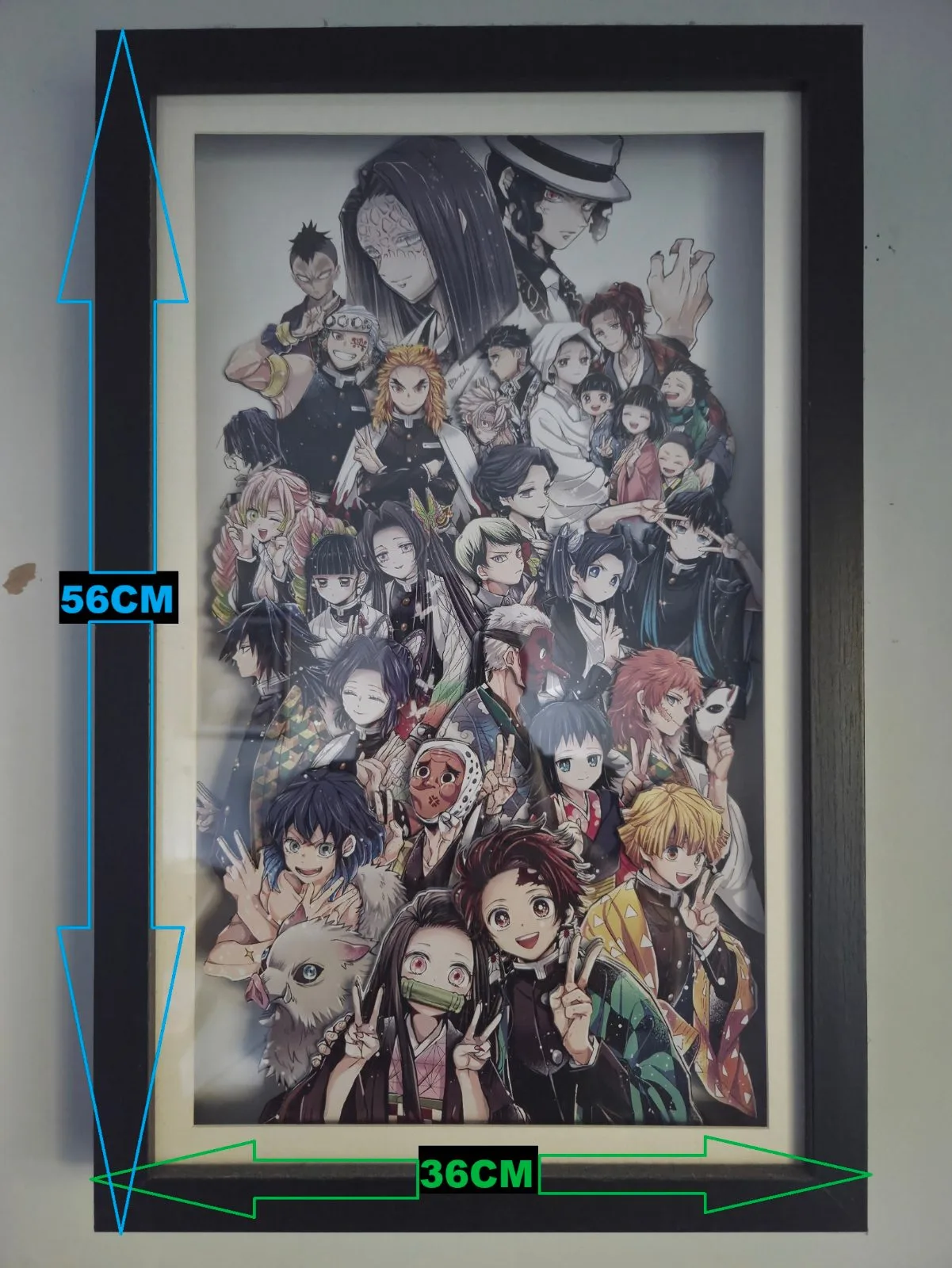 Demon Slayer Kimetsu no Yaiba - Anime 3D Artwork Framed Picture – photo 3