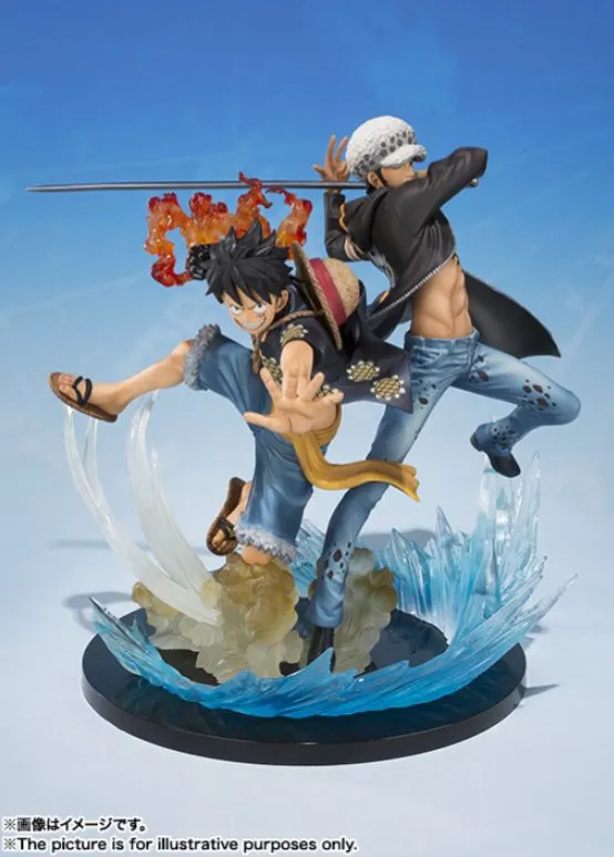 One Piece  Luffy & Law 5th Anniversary Bandai Figuart Zero Anime Figure