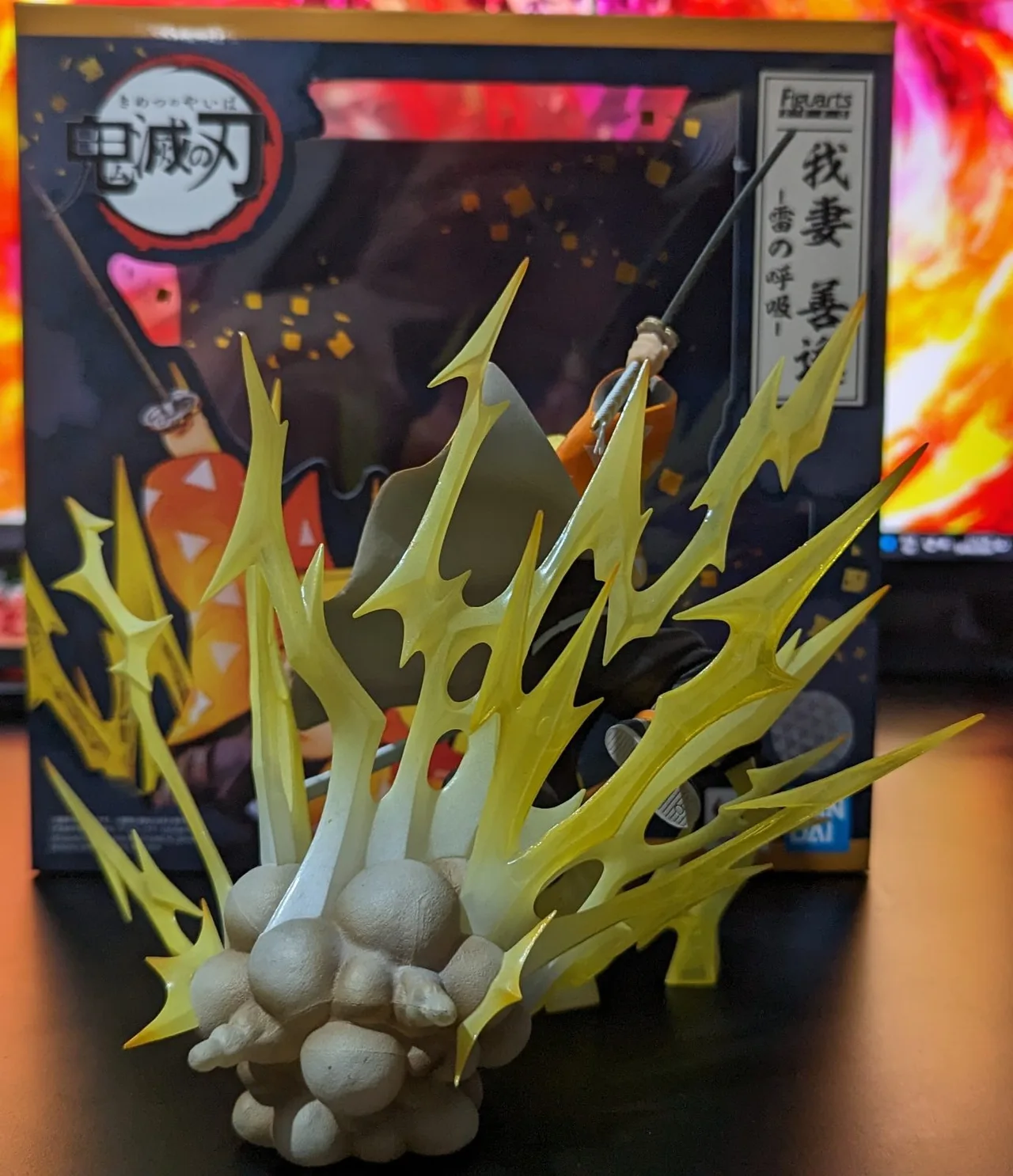 Demon Slayer: Kimetsu no Yaiba - Zenitsu - Bandai Figuart Zero Anime Figure – photo 11