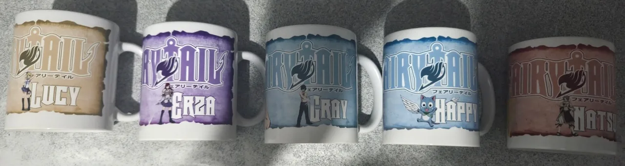 Fairy Tail Anime 350ml Mugs set – photo 3