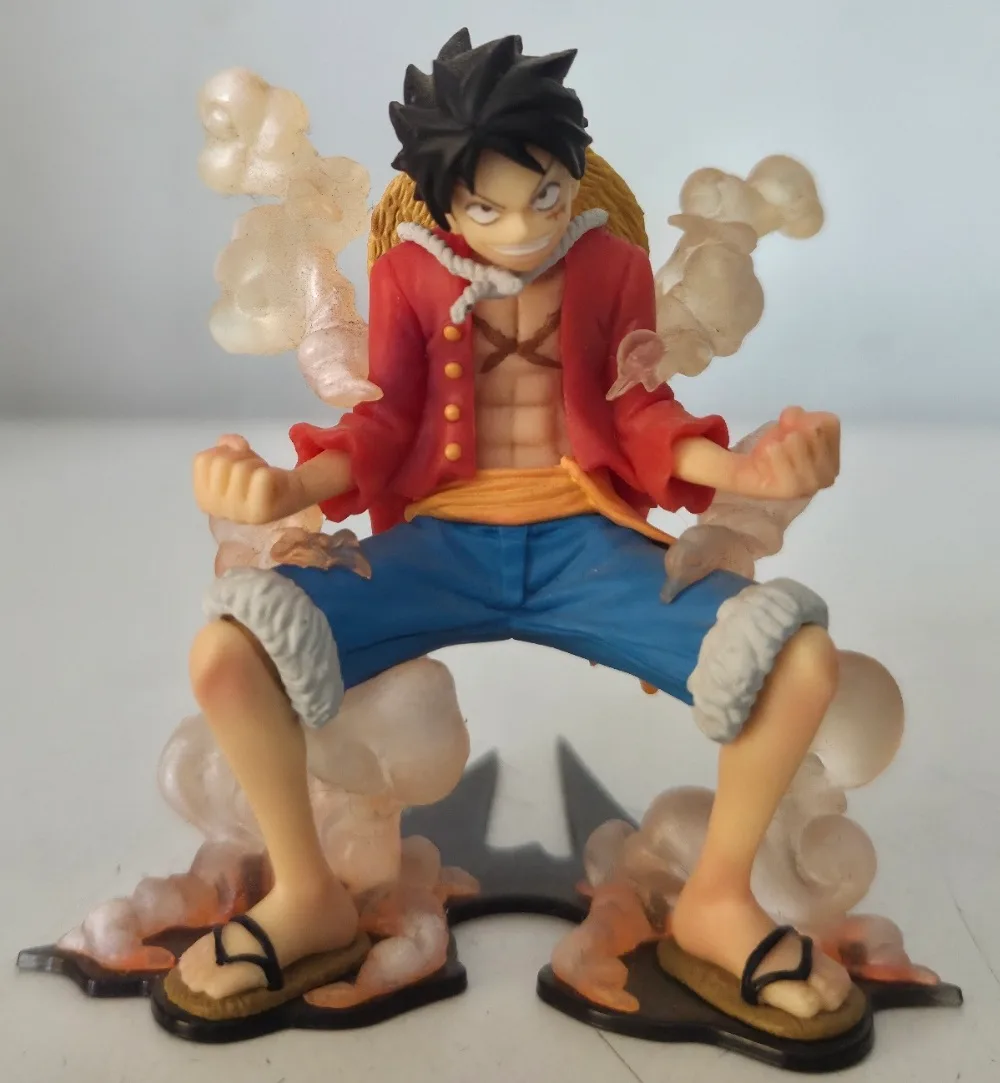 One Piece  Monkey D. Luffy Attack Motions 10 v 10  Bandai Anime Figure – photo 4