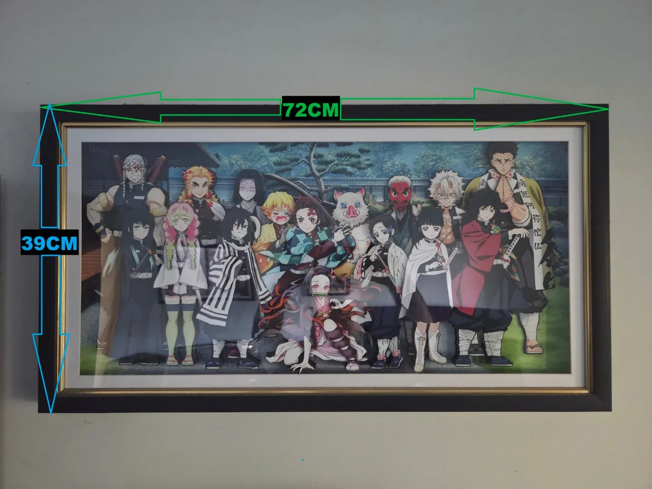 Demon Slayer Kimetsu no Yaiba - Anime 3D Artwork Framed Picture – photo 2