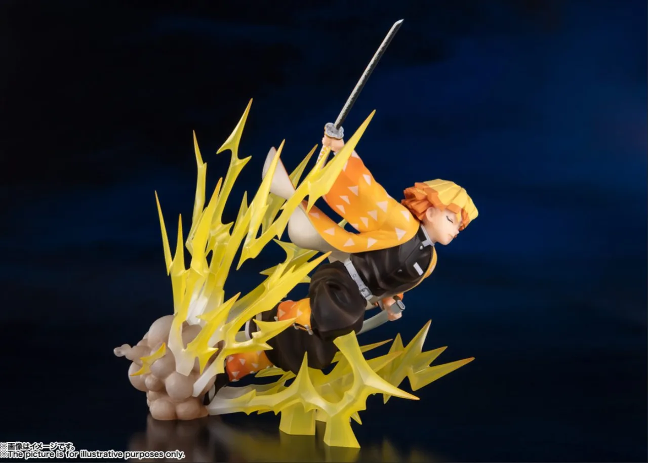 Demon Slayer: Kimetsu no Yaiba - Zenitsu - Bandai Figuart Zero Anime Figure – photo 3