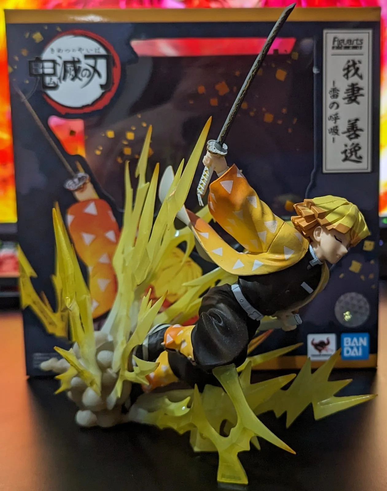 Demon Slayer: Kimetsu no Yaiba - Zenitsu - Bandai Figuart Zero Anime Figure – photo 8