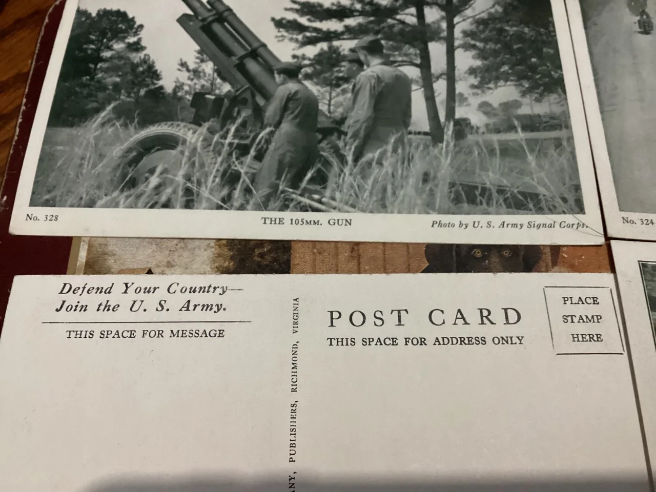 Vintage US Army Signal Corps Post Cards – photo 4