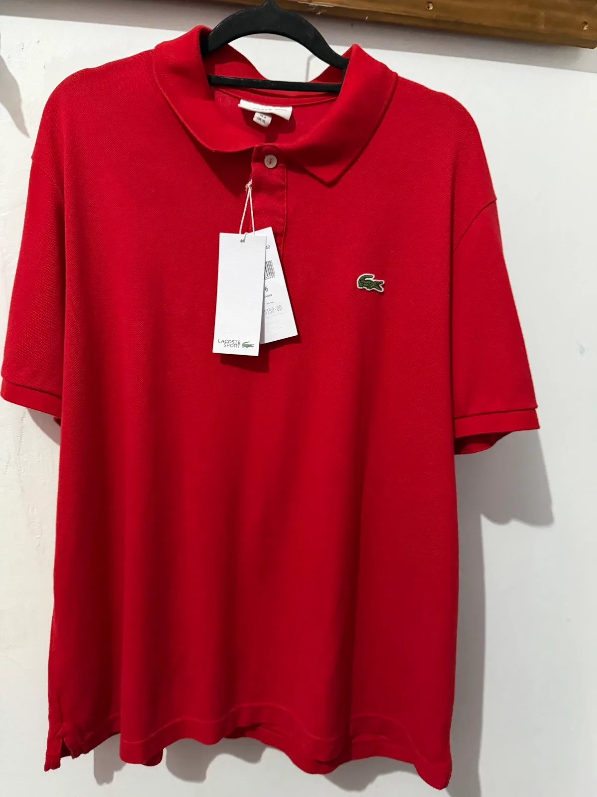 Polo shirts red lacoste xl – photo 2