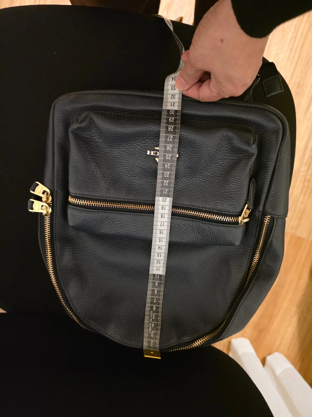 Vintage Coach Charlie Backpack in black refined pebbled leather 🖤 — photo 11