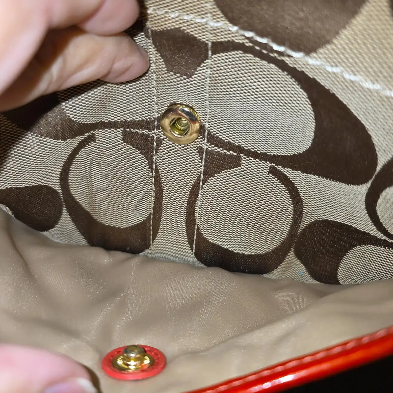 Vintage Coach Ergo Signature Hobo Shoulder Bag – photo 12