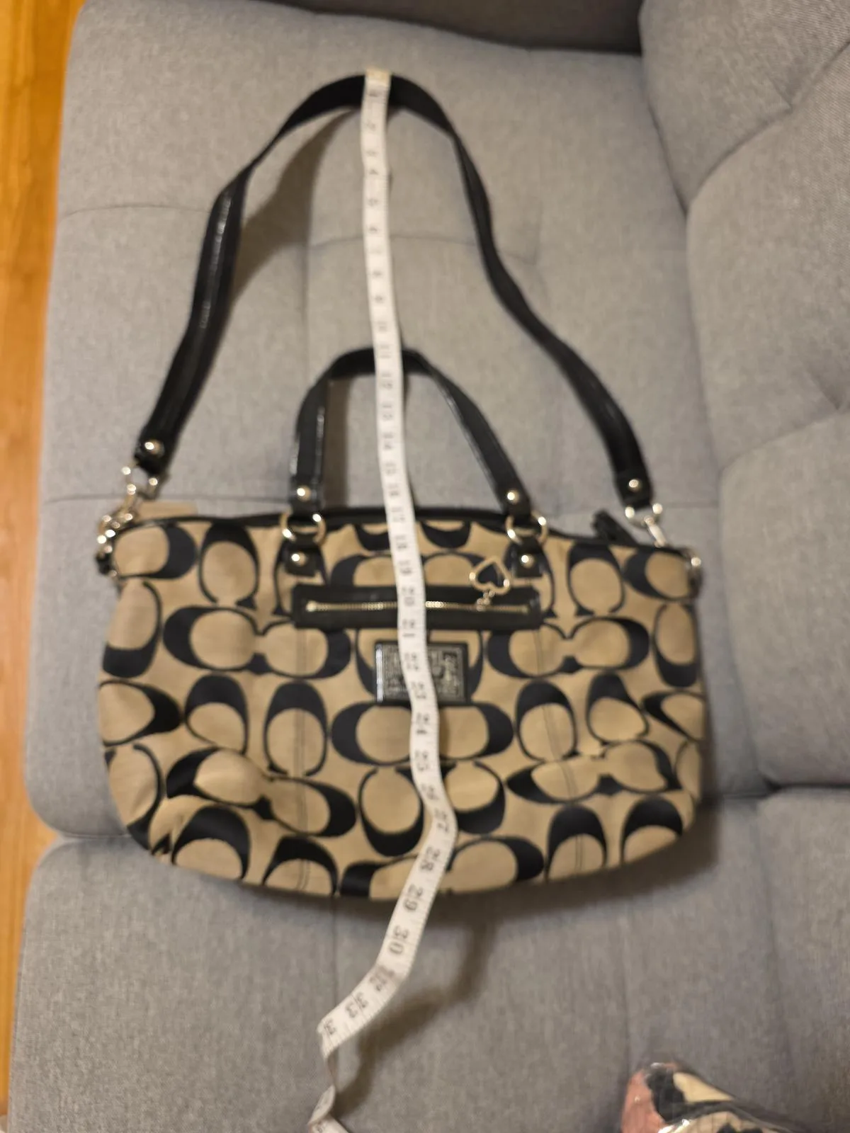 Vintage Coach Poppy Daisy Signature Satchel/Tote – photo 9