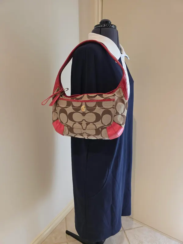 Vintage Coach Ergo Signature Hobo Shoulder Bag
