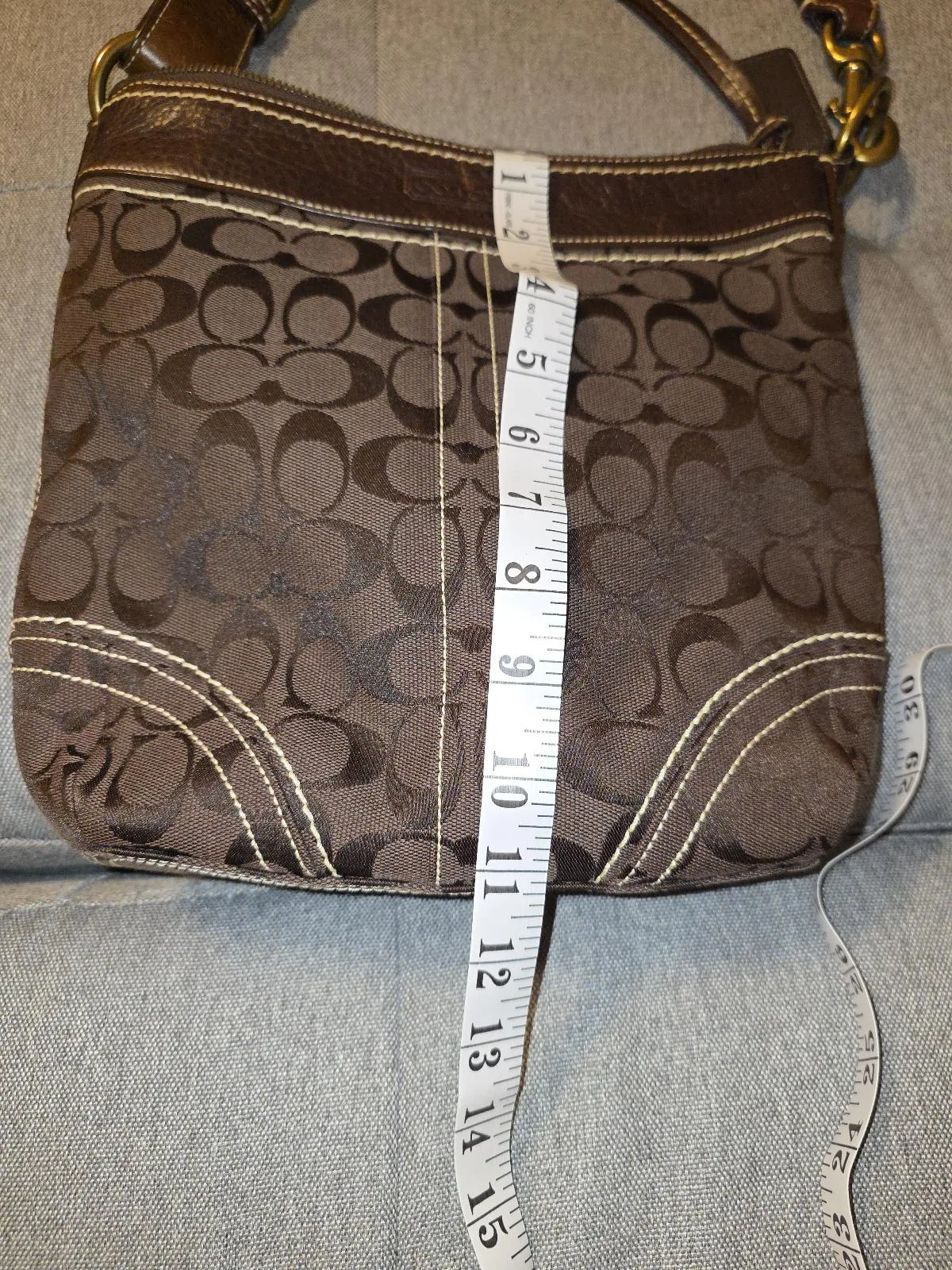 Vintage Coach Signature Legacy Convertible Bucket Duffel Crossbody – photo 10