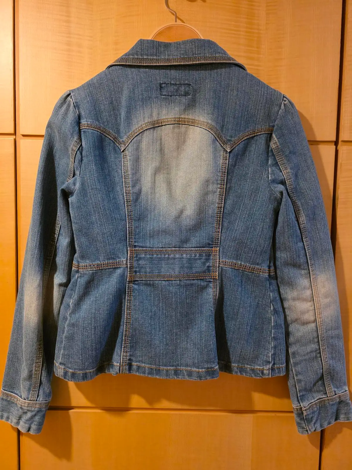 Vintage Y2K OLIVE des OLIVE Denim Fitted Blazer Jacket – photo 5