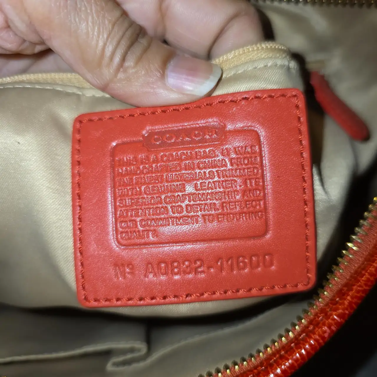Vintage Coach Ergo Signature Hobo Shoulder Bag – photo 9