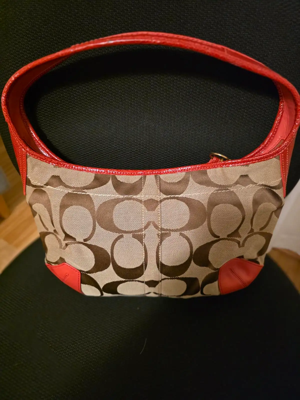 Vintage Coach Ergo Signature Hobo Shoulder Bag – photo 10