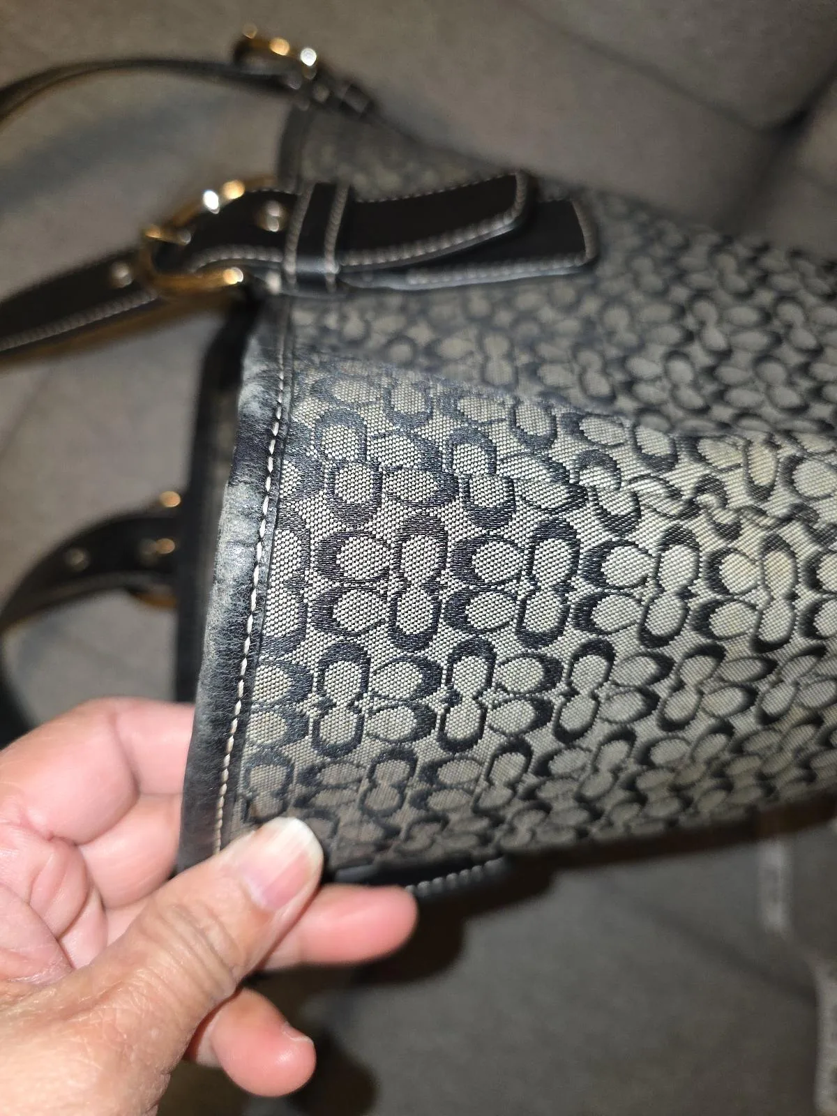 Y2K Vintage Coach Soho Signature Tote – photo 8