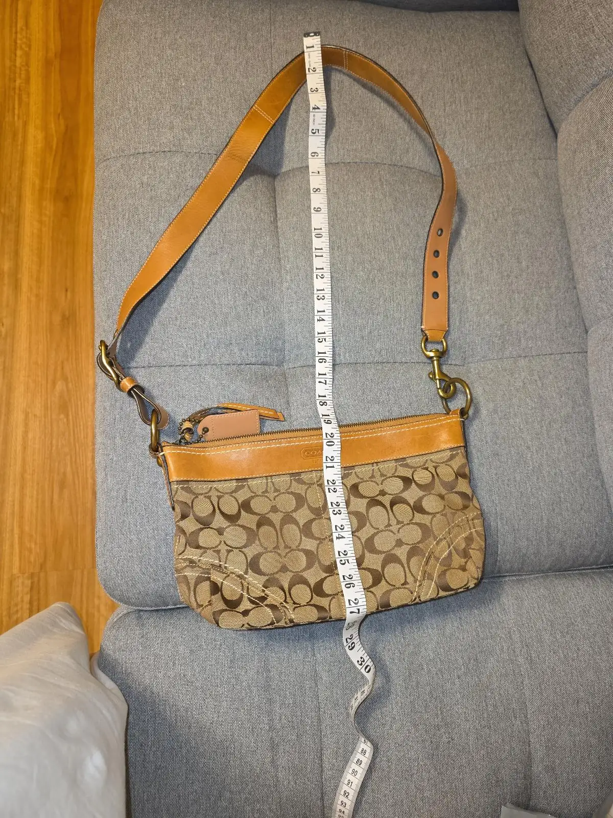Vintage Coach Signature Sufflette Shoulder Bag – photo 12