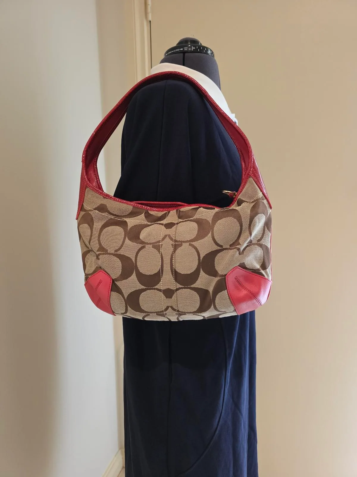 Vintage Coach Ergo Signature Hobo Shoulder Bag – photo 4