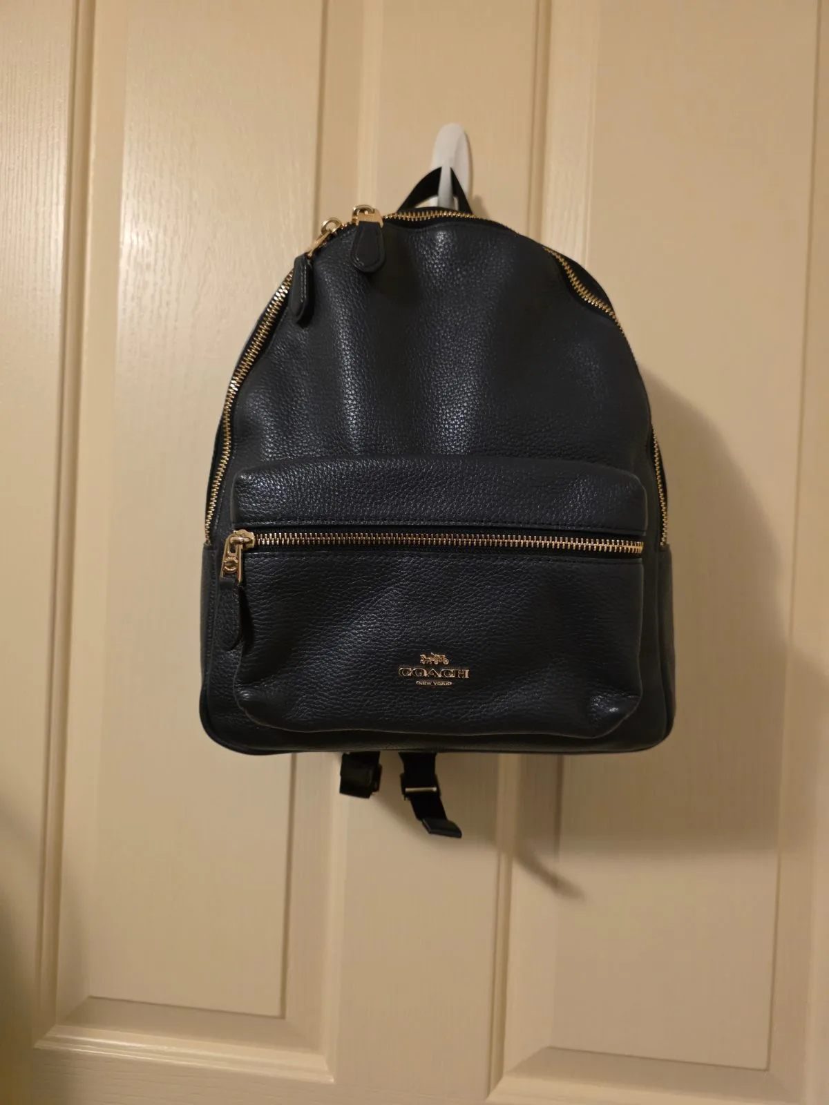 Vintage Coach Charlie Backpack in black refined pebbled leather 🖤 — photo 8