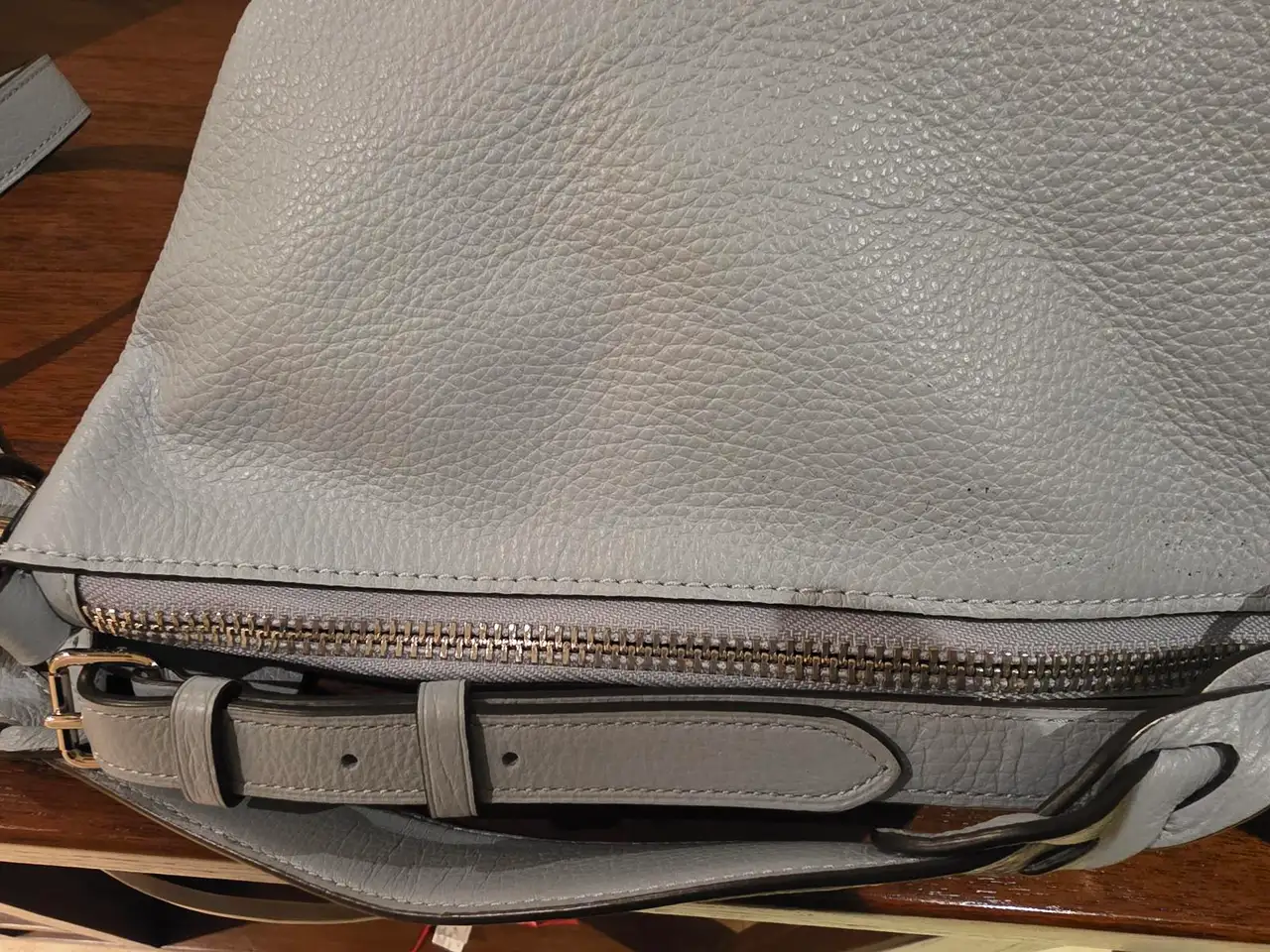 Vintage Coach Abby Duffle Bag | Blue Leather Shoulder Bag | Y2K Crossbody – photo 11