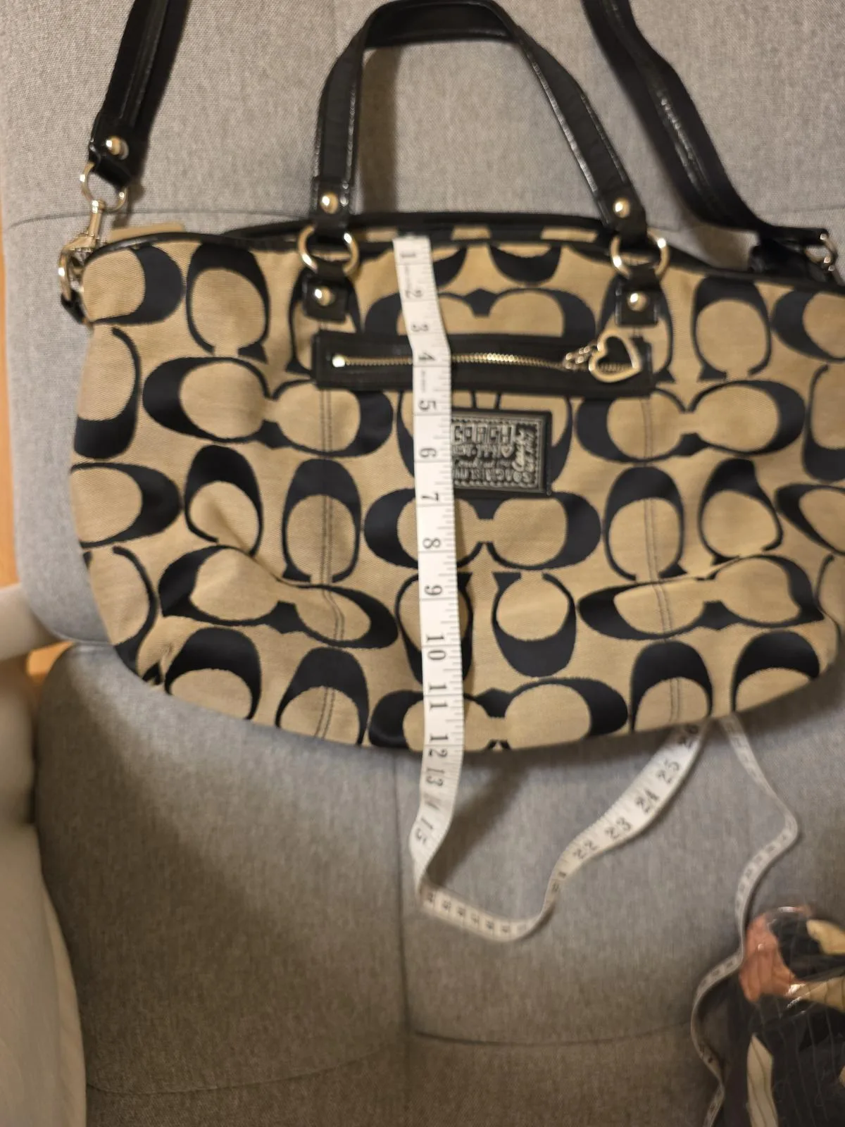 Vintage Coach Poppy Daisy Signature Satchel/Tote – photo 8