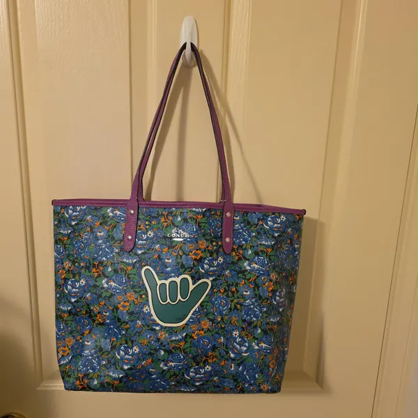 Coach Rare Reversible Shaka City Tote
