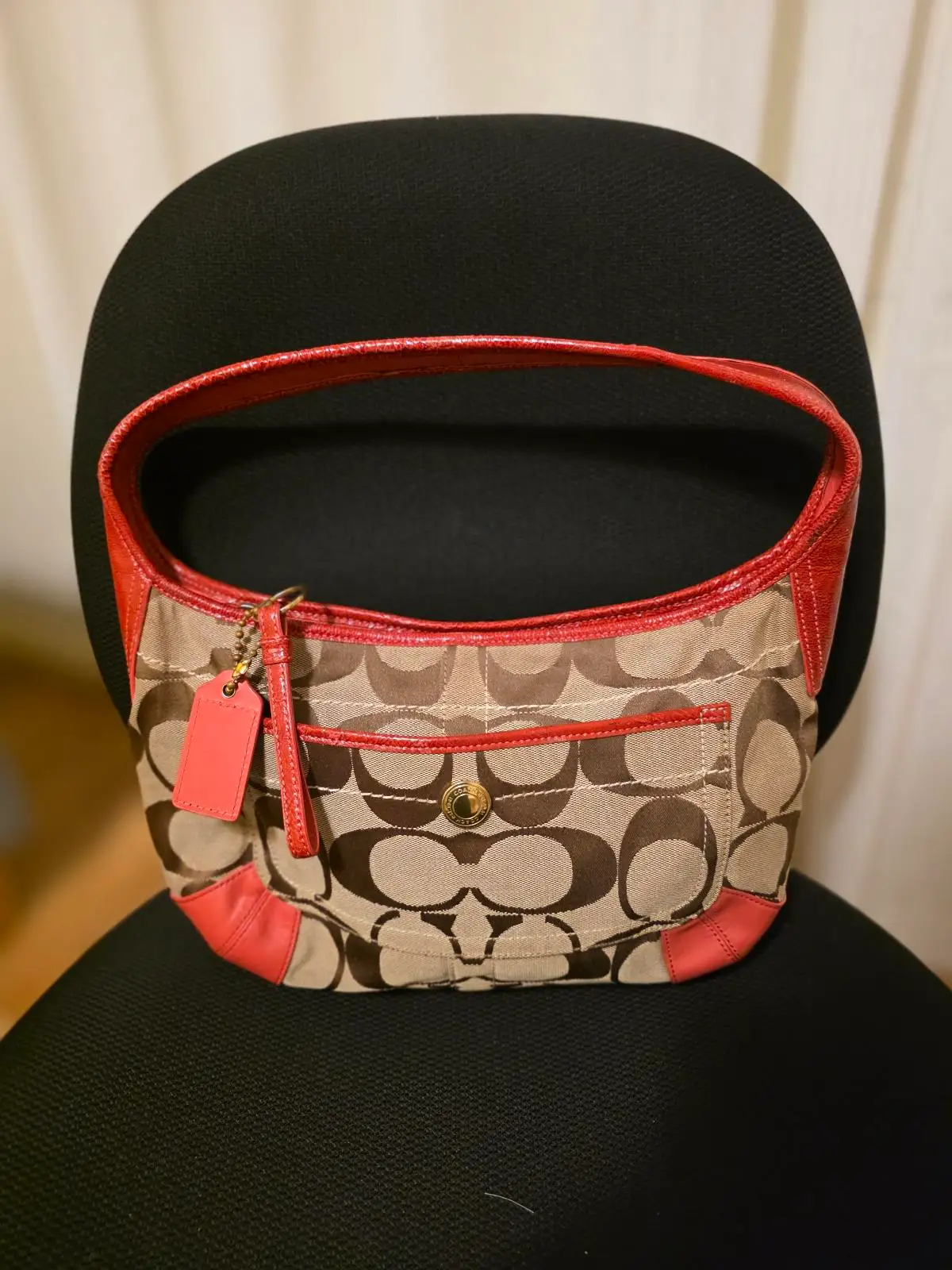 Vintage Coach Ergo Signature Hobo Shoulder Bag – photo 11