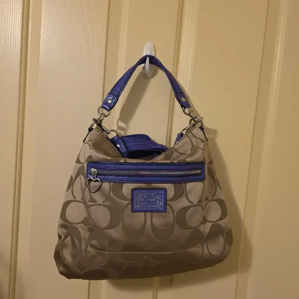 ✨ Vintage Y2K Coach Poppy Signature Daisy Demi Hobo ✨