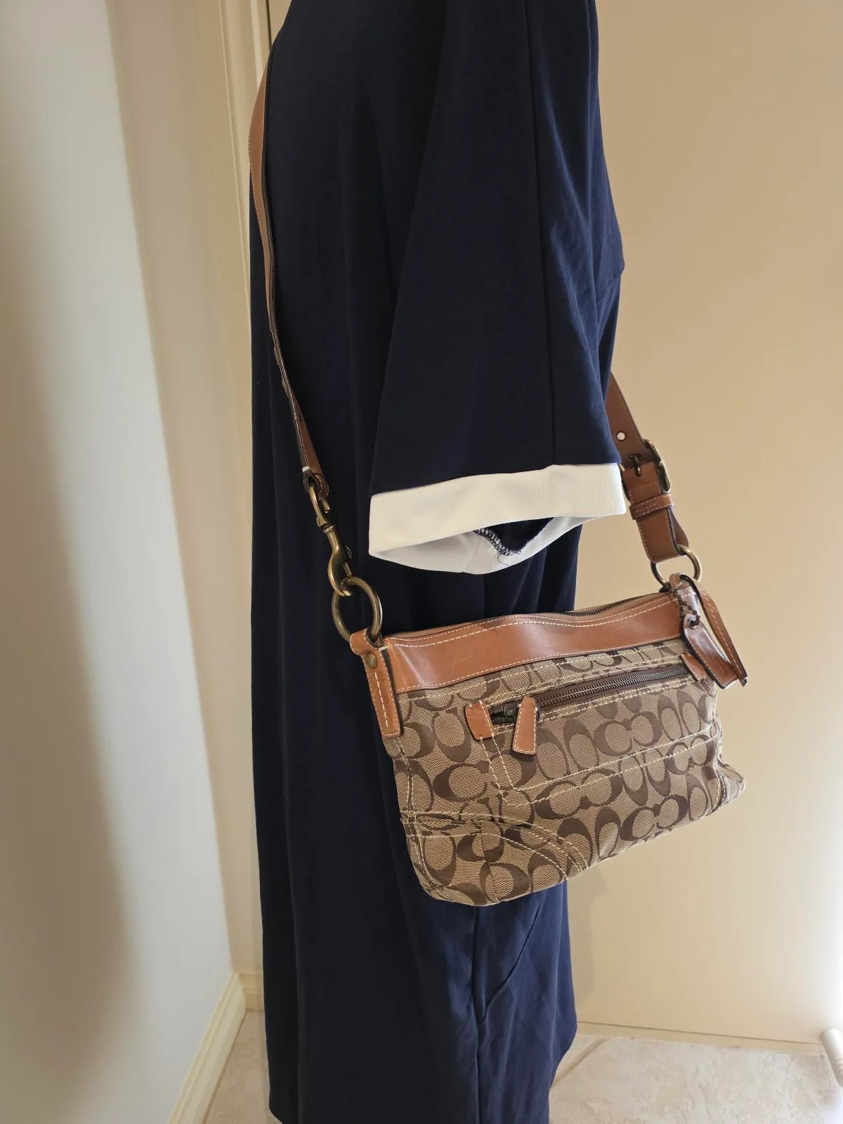 Vintage Coach Signature Sufflette Shoulder Bag – photo 4