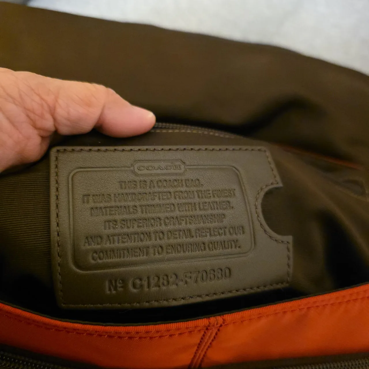 Vintage Coach Nylon Messenger Bag 🧡 — photo 8