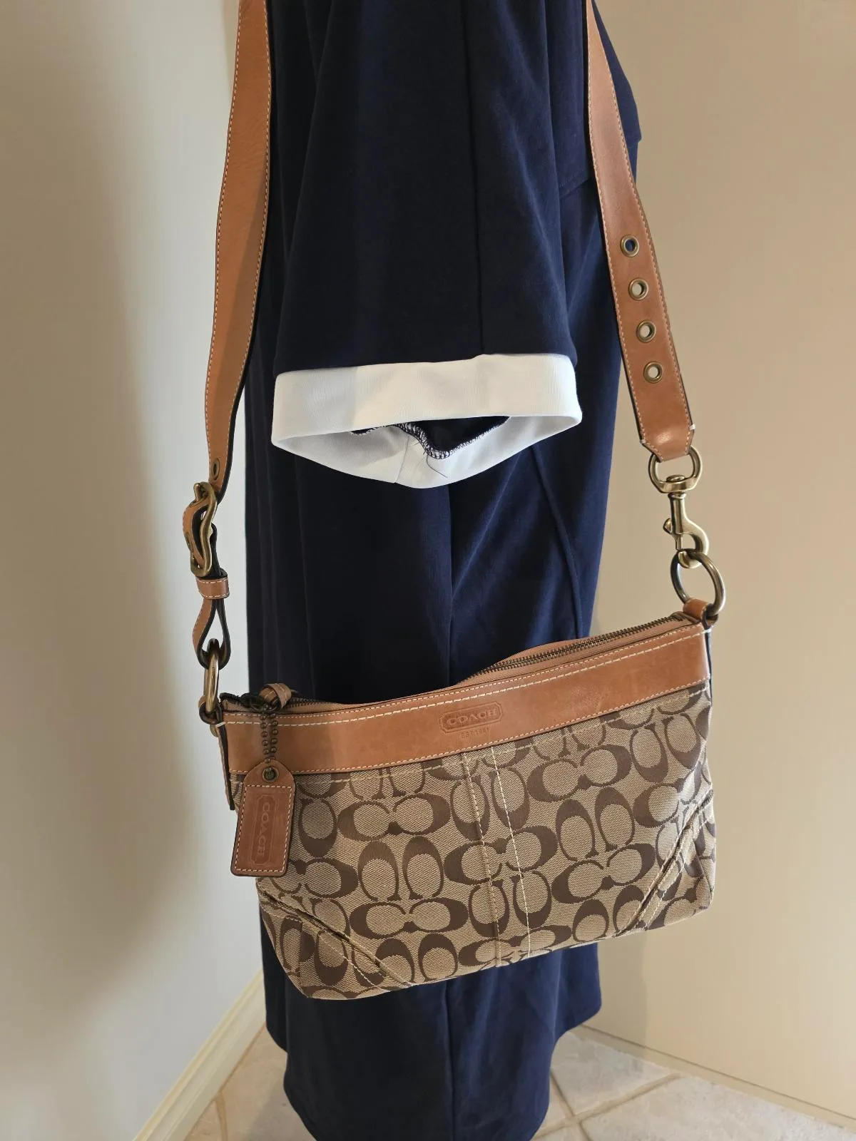 Vintage Coach Signature Sufflette Shoulder Bag – photo 2