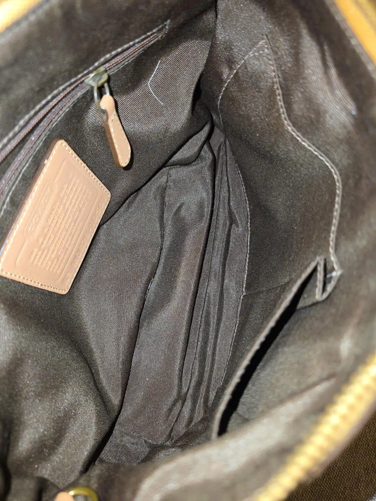 Vintage Coach Signature Sufflette Shoulder Bag – photo 6
